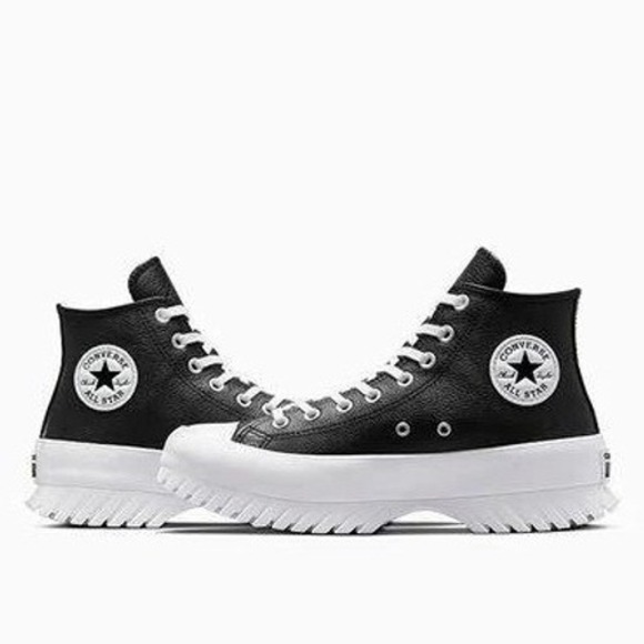 Converse CTAS Lugged 2.0 High Top Black Leather Boots Men 8.5‎ Women 10.5 - Picture 12 of 12